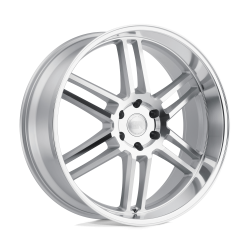 Black Rhino Hard Alloys - Black Rhino Wheels KATAVI 22x10 5x4.5 30mm Silver/Mirror Cut 2210KTV305114S76 - Image 1