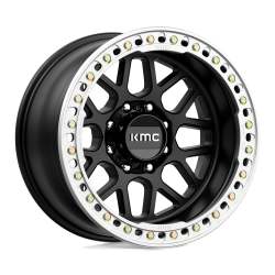 KMC - KMC Wheels KM235 GRENADE CRAWL BEADLOCK 20x10 8x6.5 -48mm Black KM23521080748N - Image 1