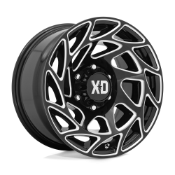 XD - XD Wheels XD860 ONSLAUGHT 17x9 5x5.0 -12mm Gloss Black/Milled XD86079050312N - Image 1