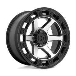 XD - XD Wheels XD862 RAID 17x9 6x5.5 0mm Satin Black/Machined XD86279068500 - Image 1
