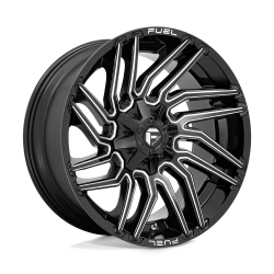 Fuel 1PC - Fuel Off Road D773 TYPHOON 22x10 8x6.5 -18mm Gloss Black/Milled D77322008247 - Image 1