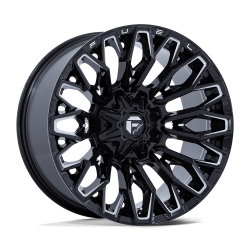Fuel 1PC - Fuel Off Road FC865 STRIKE 22x10 8x6.5 -18mm Black/Milled FC865BE22108018N - Image 1