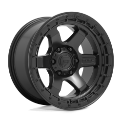 Fuel 1PC - Fuel Off Road D750 BLOCK 18x9 5x5.0 1mm Matte Black/Black D75018907550 - Image 1