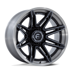 Fuel 1PC - Fuel Off Road FC401 BRAWL 22x10 6x135 -18mm Black/Gray Tint FC401BT22106318N - Image 1