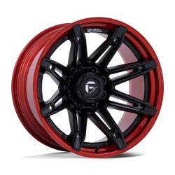 Fuel 1PC - Fuel Off Road FC401 BRAWL 24x12 8x6.5 -44mm Matte Black/Red FC401MQ24128044N - Image 1