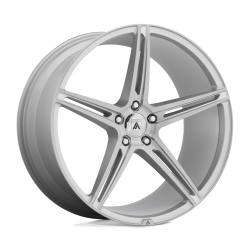 Asanti Black - Asanti Wheels ABL22-20051520SL ABL22 ALPHA 5 20x10.5 5x115 20mm Brushed Silver - Image 1