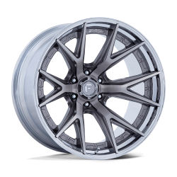 Fuel 1PC - Fuel Off Road FC402 CATALYST 24x12 6x135 -44mm Platinum/Chrome FC402AP24126344N - Image 1