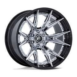 Fuel 1PC - Fuel Off Road FC402 CATALYST 22x12 6x5.5 -44mm Chrome/Black FC402PB22126844N - Image 1