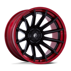 Fuel 1PC - Fuel Off Road FC403 BURN 24x12 5x5.0 -44mm Matte Black/Red FC403MQ24125044N - Image 1