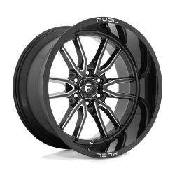 Fuel 1PC - Fuel Off Road D761 CLASH 22x12 6x135 -44mm Gloss Black/Milled D76122208947 - Image 1