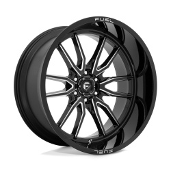 Fuel 1PC - Fuel Off Road D761 CLASH 24x12 6x135 -44mm Gloss Black/Milled D76124208947 - Image 1