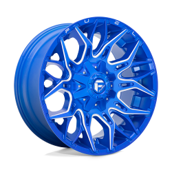 Fuel 1PC - Fuel Off Road D770 TWITCH 20x9 8x170 1mm Anodized Blue/Milled D77020901750 - Image 1