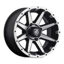 Fairway Alloys - Fairway Alloys FA135 REBEL 12x6 4x4.0 -23mm Machined/Matte Black FA-135-M - Image 1