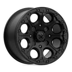 MSA Offroad Wheels - MSA Wheels M44 CANNON BEADLOCK 14x7 4x137 10mm Satin Black M44-04737 - Image 1