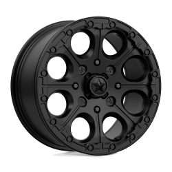 MSA Offroad Wheels - MSA Wheels M44 CANNON BEADLOCK 15x7 4x110 25mm Satin Black M44-05710 - Image 1