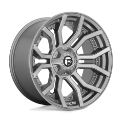 Fuel 1PC - Fuel Off Road D713 RAGE PLATINUM 22x10 8x180 -18mm Gunmetal D71322001847 - Image 1