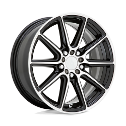 Ruff - Ruff Wheels THROTTLE 17x7.5 5x100/4.5 38mm Black/Machined 1775RDT385D04F72 - Image 1