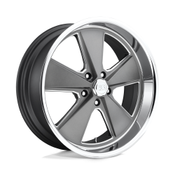 US Mag 1PC - US Mag Wheels U120 ROADSTER 18x8 5x4.5 1mm Matte Gunmetal/Machined U12018806545 - Image 1