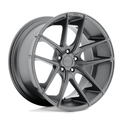 Niche 1PC - Niche Wheels M129 TARGA 20x8.5 5x120 35mm Matte Gunmetal M129208521+35 - Image 1