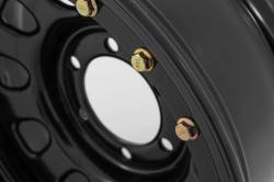 Rough Country Suspension Systems - Rough Country D-Window Beadlock Style Wheel 15x10 5x4.5 -39mm Black RC51-5165SL - Image 3