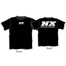 Nitrous Express - Nitrous Express 16508 LARGE BLACK T-SHIRT w/WHITE NX - Image 1