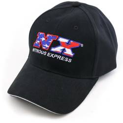 Nitrous Express - Nitrous Express 16581 BLACK HAT w/FLAG NX LOGO - Image 1