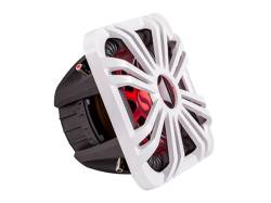 Kicker - Kicker 11L712GLW Solo-Baric L7 12" LED Subwoofer Grille-White EACH - Image 3