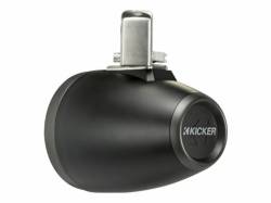 Kicker - Kicker 45KMTC65 KMTC65 6.5" Coaxial Marine Tower Speaker System Black Pair - Image 3
