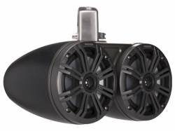 Kicker - Kicker 45KMTDC65 KMTDC65 Dual 6.5" Coaxial Marine Tower Speakers Black Pair - Image 2