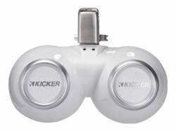 Kicker - Kicker 45KMTDC65W KMTDC65W Dual 6.5" Coaxial Marine Tower Speakers-White Pair - Image 4