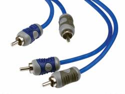 Kicker - Kicker 46KI44 K-Series 4-Channel RCA Signal Cable-Blue 4 Meter - Image 2