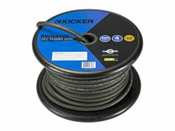 Kicker - Kicker 46PWG4100 100ft Spool 4AWG OFC Power Cable Gray - Image 1