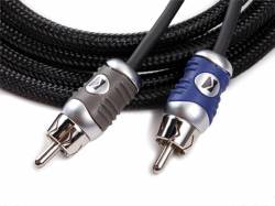 Kicker - Kicker 46QI25 Q-Series 2-Channel RCA Signal Cable Black 5 Meter - Image 2