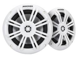 Kicker - Kicker 49KM604WL KM60 KM-Series 6.5" Coaxial Marine Speakers Pair - Image 1