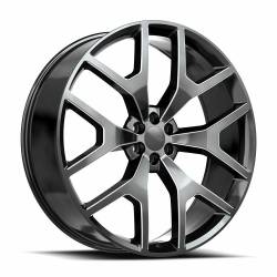 O.E. Revolution - O.E. Revolution Wheel G04 30x10 6x5.5 31mm Black/Machined G04-3010655+31BMW - Image 1