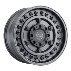 Black Rhino Hard Alloys - Black Rhino Hard Alloys ARMORY 20x9.5 BLANK 6mm Gun Black 2095ARY060000G72 - Image 1