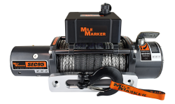 Mile Marker - Mile Marker 76-53246BW 9500 LB Winch w/Synthetic Rope - Image 1
