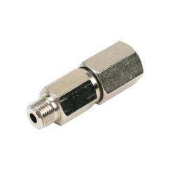 Viair - Viair 92832 1/4" Male to 1/4" Female NPT Nickel Plated Check Valve Gold - Image 1