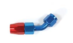 SpeedFx - SpeedFX 510845 Hose End Full Swivel -8AN 45-DEG Red/Blue Aluminum EACH - Image 1