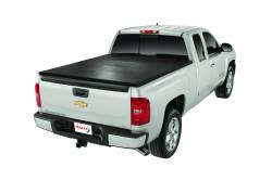 TrailFX - TrailFX TFX1119 Soft Tri-Fold Tonneau Cover Black Vinyl Aluminum Rails - Image 2