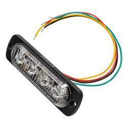 Oracle Lighting - Oracle 3512-023 4 LED Dual Color Slim Strobe Amber/White - Image 1