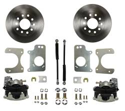 Leed Brakes - Leed Brakes RC1008 Rear Disc Brake Kit w/Plain Rotors & Zinc Plated Calipers - Image 1