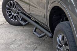 Rough Country Suspension Systems - Rough Country 3" Drop Step Nerf Bars Black for 19-25 Ford Ranger Crew RCF1981CCB - Image 6