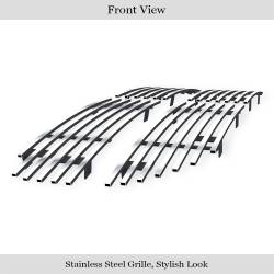 APS - APS Stainless Billet Grille-Polish for 05-07 Dodge Magnum GR04HEJ37S - Image 2