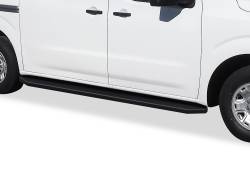 APS - APS H-Series Running Boards Black for 12-21 Nissan NV Van IB14RDJ7H - Image 1