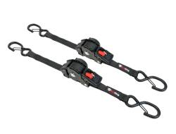 SpeedStrap - SpeedStrap R1300 1" x 10' Retractable Ratchet Tie Down 2 Pack Bullring - Image 1