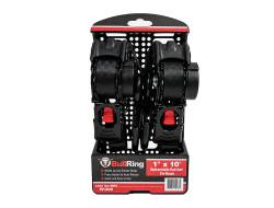SpeedStrap - SpeedStrap R1300 1" x 10' Retractable Ratchet Tie Down 2 Pack Bullring - Image 5