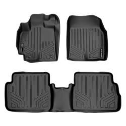 SMARTLINER - SMARTLINER SA0012/B0012 Front/Rear BLACK Floor Liners for Toyota Corolla - Image 1