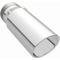 MagnaFlow Exhaust Products - MagnaFlow 35214 Single Polished Exhaust Tip 4" Inlet/5" Outlet Round - Image 2