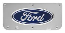 Gatorback - Gatorback Replacement 14" Mud Flap Plate Stainless Ford Oval Logo GB755726 - Image 1